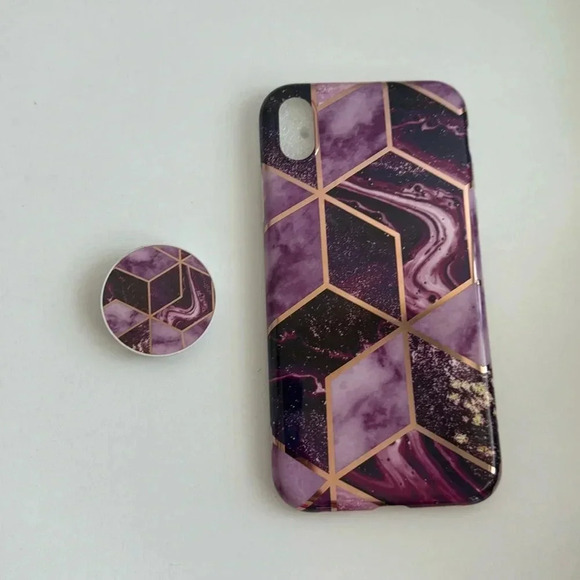 Other - Purple/ Rose Gold Cover For iPhone XR